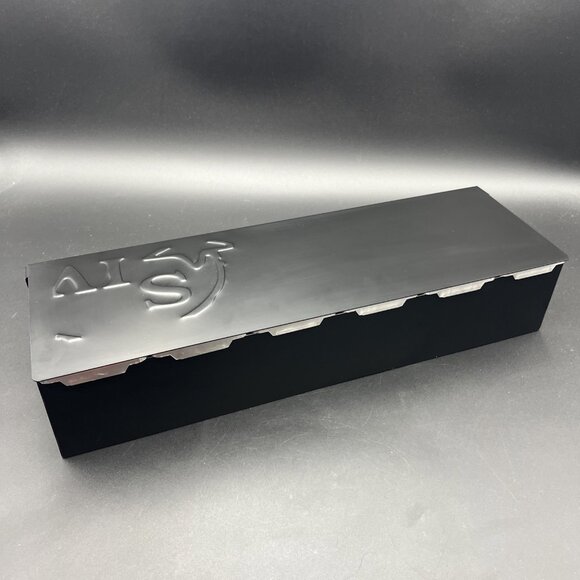 Makers Mark Bar Garnish Caddy Kentucky Bourbon Man Cave Black Metal Stainless - Picture 2 of 16